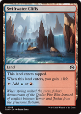 Cordilheiras das Cascatas / Swiftwater Cliffs - Magic: The Gathering - MoxLand